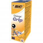 Bic Orange Cristal Grip Ballpoint Pen Blue (Pack of 20) 811926 BC00902