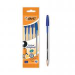 Bic Cristal Medium Ballpoint Pen Medium Blue (Pack of 40) 8308601 BC01016