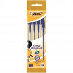 Bic Cristal Medium Ballpoint Pen Medium Blue (Pack of 40) 8308601 BC01016