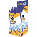 Bic Cristal Soft Ballpoint Pen Medium Blue (Pack of 50) 951434 BC34063