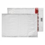 Blake Purely Packaging White/Black Co-ex LD Peel & Seal Polythene Pocket 320x240mm 70Mu Pack 500 SE920