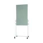 Bi-Office White Portable Duo Board and Flipchart Easel EA4724075 BQ50075