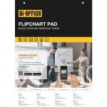 Bi-Office Gridded Flipchart Pad A1 40 Sheet (Pack of 5) FL012301