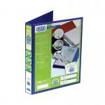 Elba Panorama 25mm 2 D-Ring Pres Binder A4 Blue (Pack of 6) 400008412 BX06512