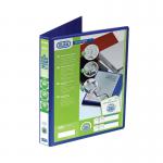 Elba Panorama 25mm 4 D-Ring Pres Binder A4 Blue (Pack of 6) 400008415 BX06527