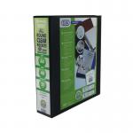 Elba Panorama 50mm 4 D-Ring Pres Binder A4 Black (Pack of 4) 400008430 BX06545