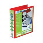 Elba Panorama 50mm 4 D-Ring Pres Binder A4 Red (Pack of 4) 400008432 BX06551