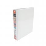 Elba Panorama 25mm 2 D-Ring Pres Binder A5 White (Pack of 6) 400008434 BX06558
