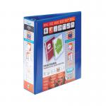 Elba Panorama 65mm Presentation Lever Arch File A4 Blue (Pack of 5) 400008438 BX06574