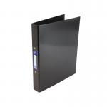Elba 25mm 2 O-Ring Binder Laminated A4 Plus Black 400017753 BX10383