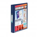 Elba Vision 25mm 2 O-Ring Presentation Binder A4 Blue 100080886 BX130401