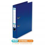Elba 50mm Lever Arch File Plastic A4 Blue 100025925 BX145101