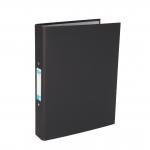 Elba 25mm Ring Binder Paper Over Board A4 Black (Pack of 10) 400033495 BX14558