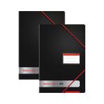 Elba Black n Red Display Book 20 Pocket A4 (Pack of 2) BX810418