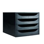 Contour Ergonomics 4 Drawer Set Black CE06114 CE06114