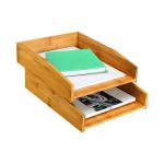 CEP Silva Bamboo Letter Tray Woodgrain (Pack of 2) 2240010301 CEP00729