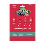 Canon Photo Paper Variety Pack and 10 x 15cm (Pack of 20) 0775B079 CO60010