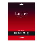 Canon A4 Pro Luster Photo Paper 260gsm (Pack of 20) 6211B006 CO84399