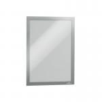 Durable Duraframe Self-Adhesive A4 Silver (Pack of 2) 4872/23 DB40488