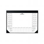 Durable Desk Mat with Calendar Pad 59 x 42cm Black Pack of 1 DB70113