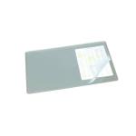 Durable Desk Mat with Transparent Overlay 530 x 400mm Grey 720210 DB71039