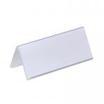 Durable Table Place Name Holder 61x150mm Transparent (Pack of 25) 8050 DB8050