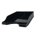 Deflecto SteriTouch Stacking Letter Tray Black CP130STBLK DF13001