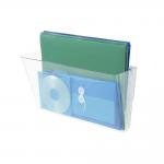 Deflecto Linking Wall File Pocket A4 Clear (Stacked vertically for increased storage) 73201 DF73201