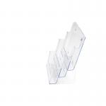 Deflecto 3 Tier Literature Holder A4 DE773YTCRY DF77301