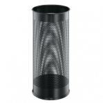 Durable UMBRELLA STAND Metal Round 28.5L Perforated Rim Charcoal