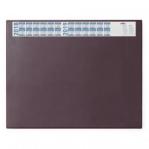 Durable DESK MAT with Annual Calendar & Clear Overlay Red Pack of 5