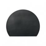 Durable Semi Circle DESK MAT 65x52cm Black Pack of 5