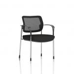 Brunswick Deluxe Mesh Back Chrome Frame With Arms