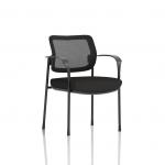 Brunswick Deluxe Mesh Back Black Frame With Arms
