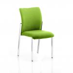 Academy Bespoke Colour Fabric Back With Bespoke Colour Seat Without Arms Lime
