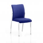 Academy Bespoke Colour Fabric Back With Bespoke Colour Seat Without Arms Admiral Blue