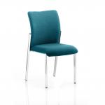 Academy Bespoke Colour Fabric Back With Bespoke Colour Seat Without Arms Teal