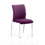 Academy Bespoke Colour Fabric Back With Bespoke Colour Seat Without Arms Purple