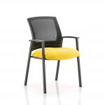 Metro Visitor Chair Bespoke Colour Seat Yellow