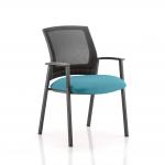 Metro Visitor Chair Bespoke Colour Seat Teal