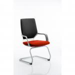 Xenon Visitor White Shell Bespoke Colour Seat Tabasco Red