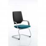 Xenon Visitor White Shell Bespoke Colour Seat Maringa Teal