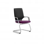 Xenon Visitor Black Shell Bespoke Colour Seat Tansy Purple