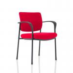 Brunswick Deluxe Black Frame Bespoke Colour Back And Seat Bergamot Cherry With Arms