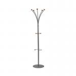 Classic Silver Steel Office Coat Stand