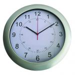 Silver Acrylic Cased Clock