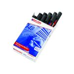 Edding 330 Permanent Chisel Tip Marker Black (Pack of 10) 330-001 ED06297