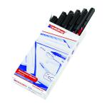 Edding 370 Permanent Marker Fine Black (Pack of 10) 370-001 ED08994