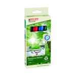 Edding E-22/4 EcoLine Permanent Marker Assorted (Pack of 4) 4-22-4 ED91808