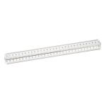 Classmaster Finger Grip Ruler Clear (Pack of 10) FGR10 EG60537